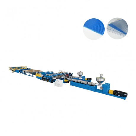 PC PP PE Plastika Hollow Cross Section Extrusion Line